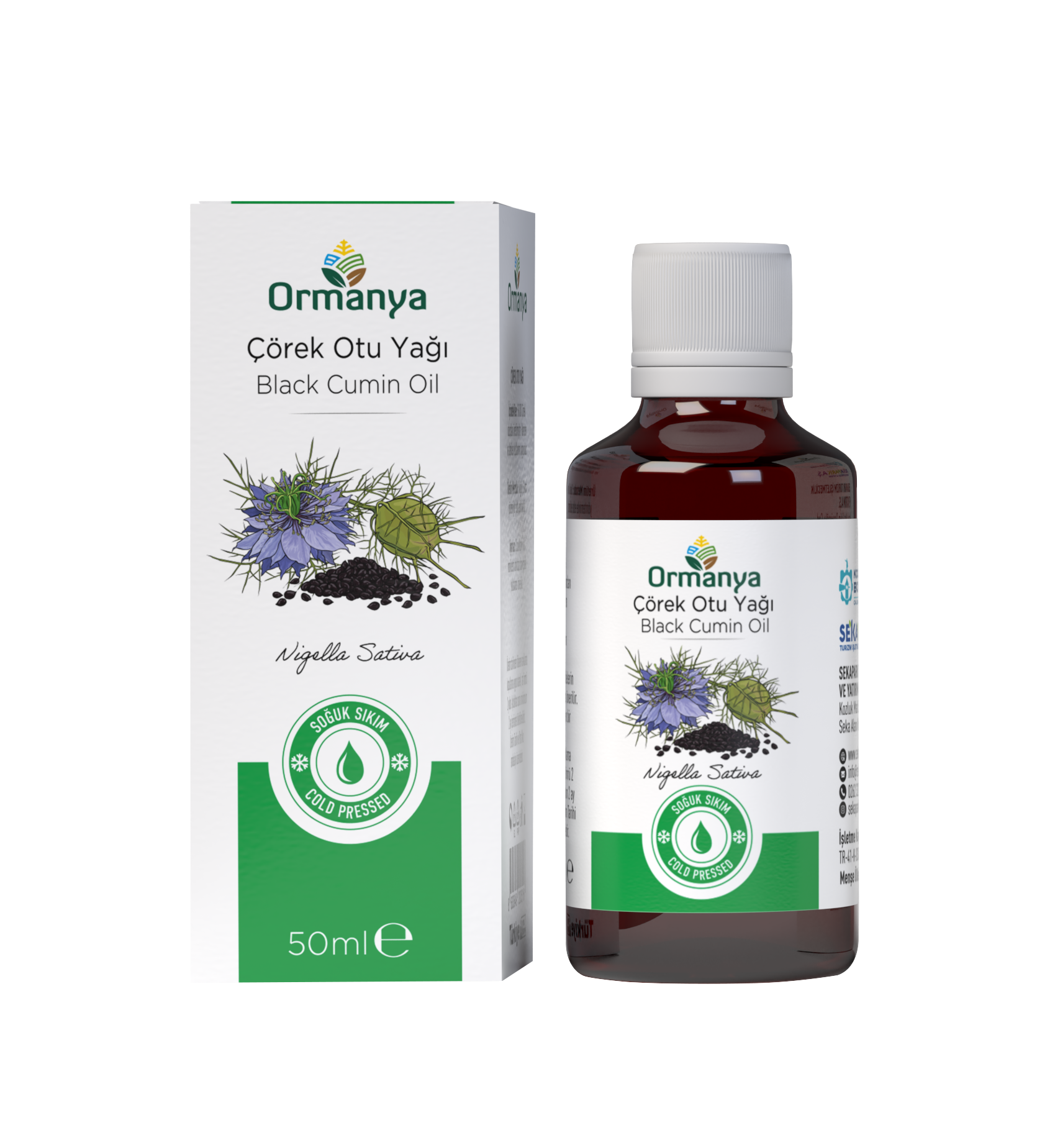 ÇÖREK OTU SOĞUK SIKIM YAĞI - 50 ml