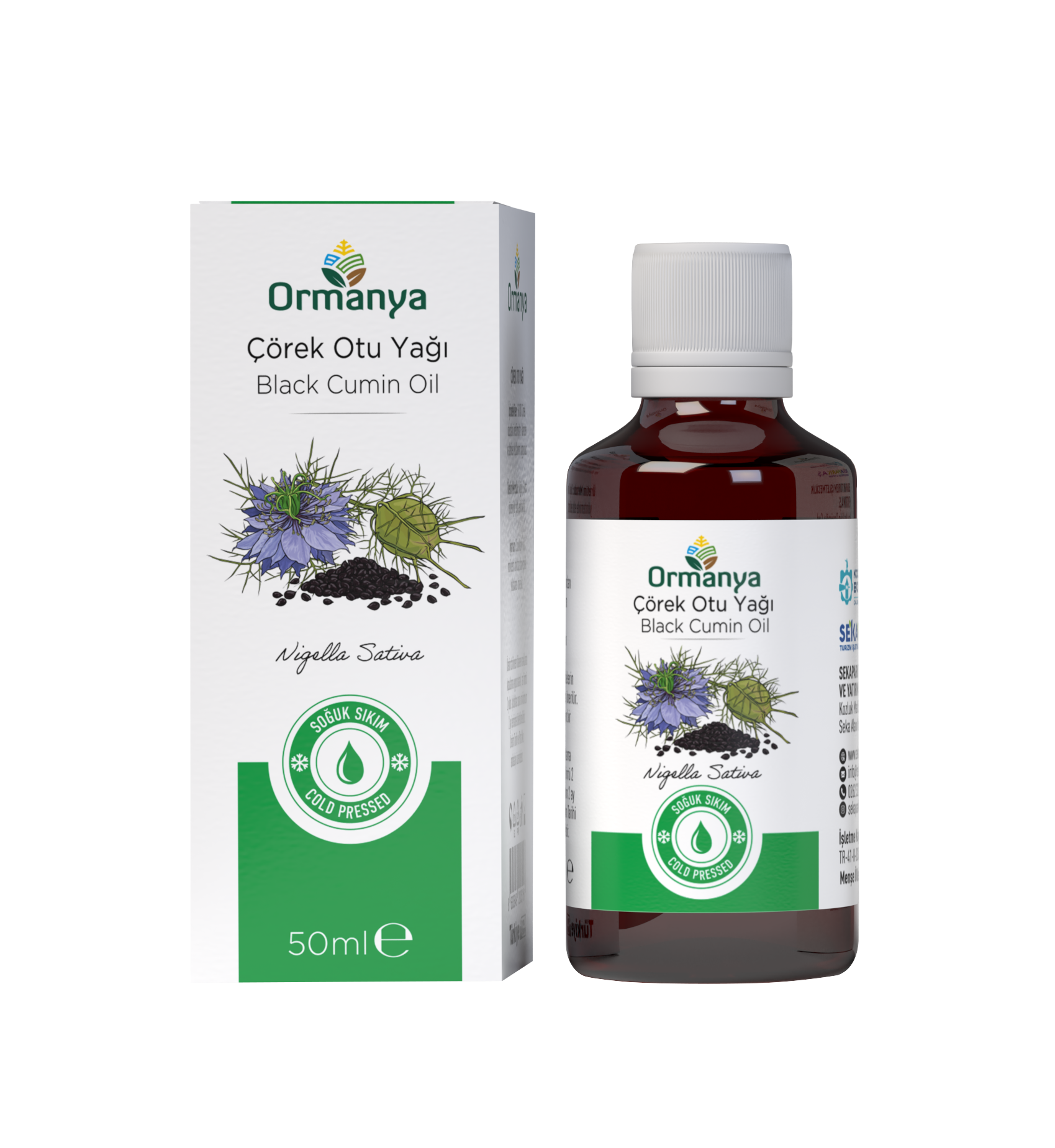 ÇÖREK OTU SOĞUK SIKIM YAĞI - 50 ml