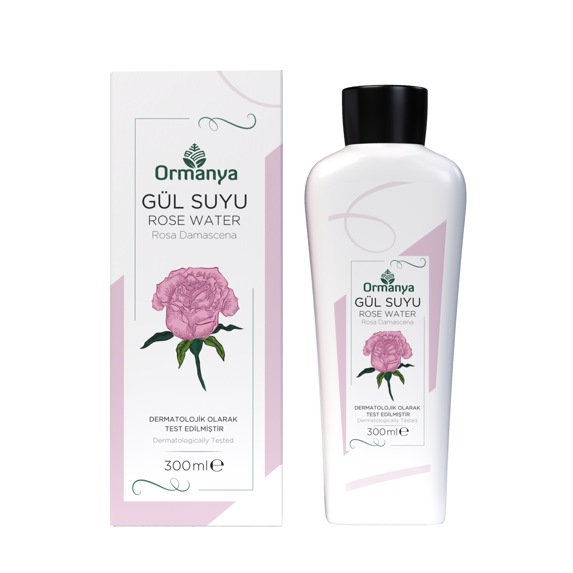 GÜL SUYU - 300 ml (%100 saf ve doğal)