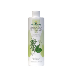 BİBERİYE ÖZLÜ TIBBİ NANELİ AĞIZ ÇALKALAMA SUYU - 200 ml (ALKOL-FLORÜR-SLS-SLES İÇERMEZ.)