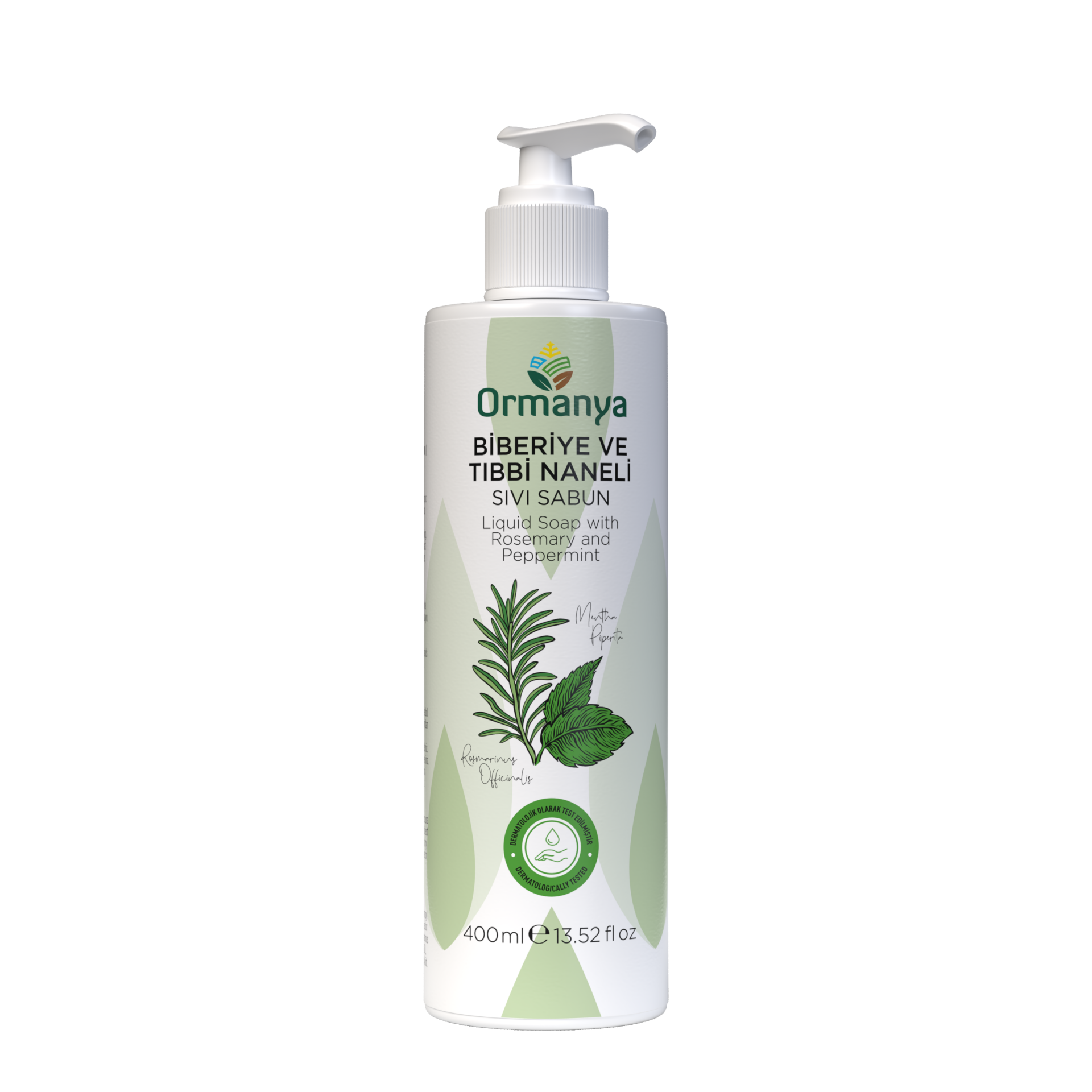 BİBERİYELİ VE TIBBİ NANELİ SIVI SABUN - 400 ml