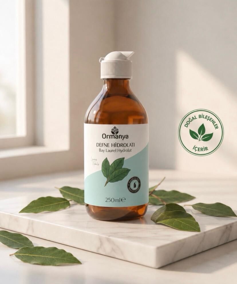 DEFNE HİDROLATI - 250 ml (Doğal Bileşenler içerir.)