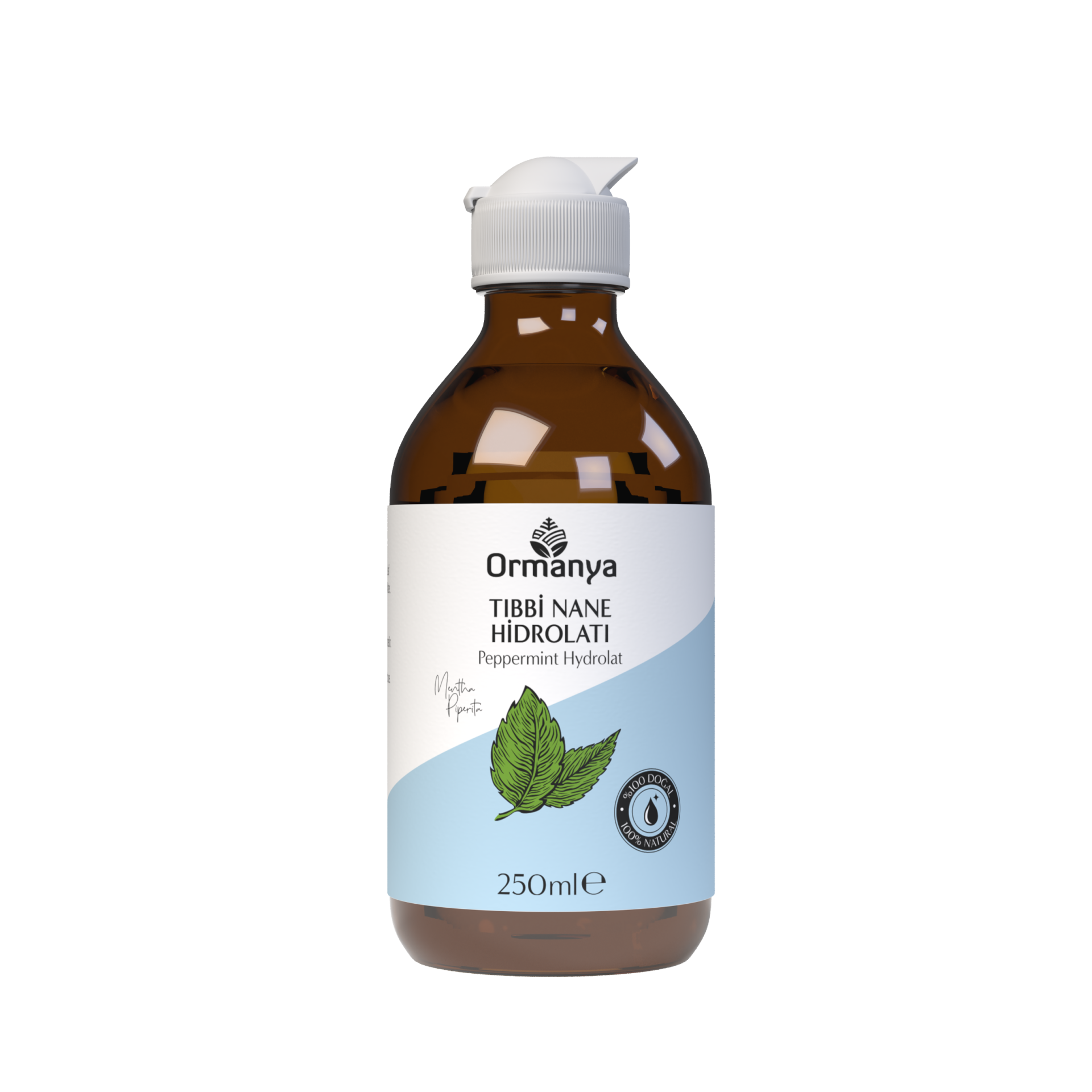 TIBBİ NANE HİDROLATI - 250 ml (Doğal Bileşenler içerir.)