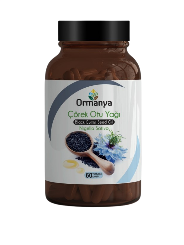 ÇÖREK OTU YAĞI İÇEREN TAKVİYE EDİCİ GIDA - 1000 MG