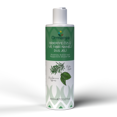 BİBERİYE ÖZLÜ ve TIBBİ NANELİ DUŞ JELİ - 400 ML (ALKOL + SLS/SLES/SÜLFAT İçermez.)