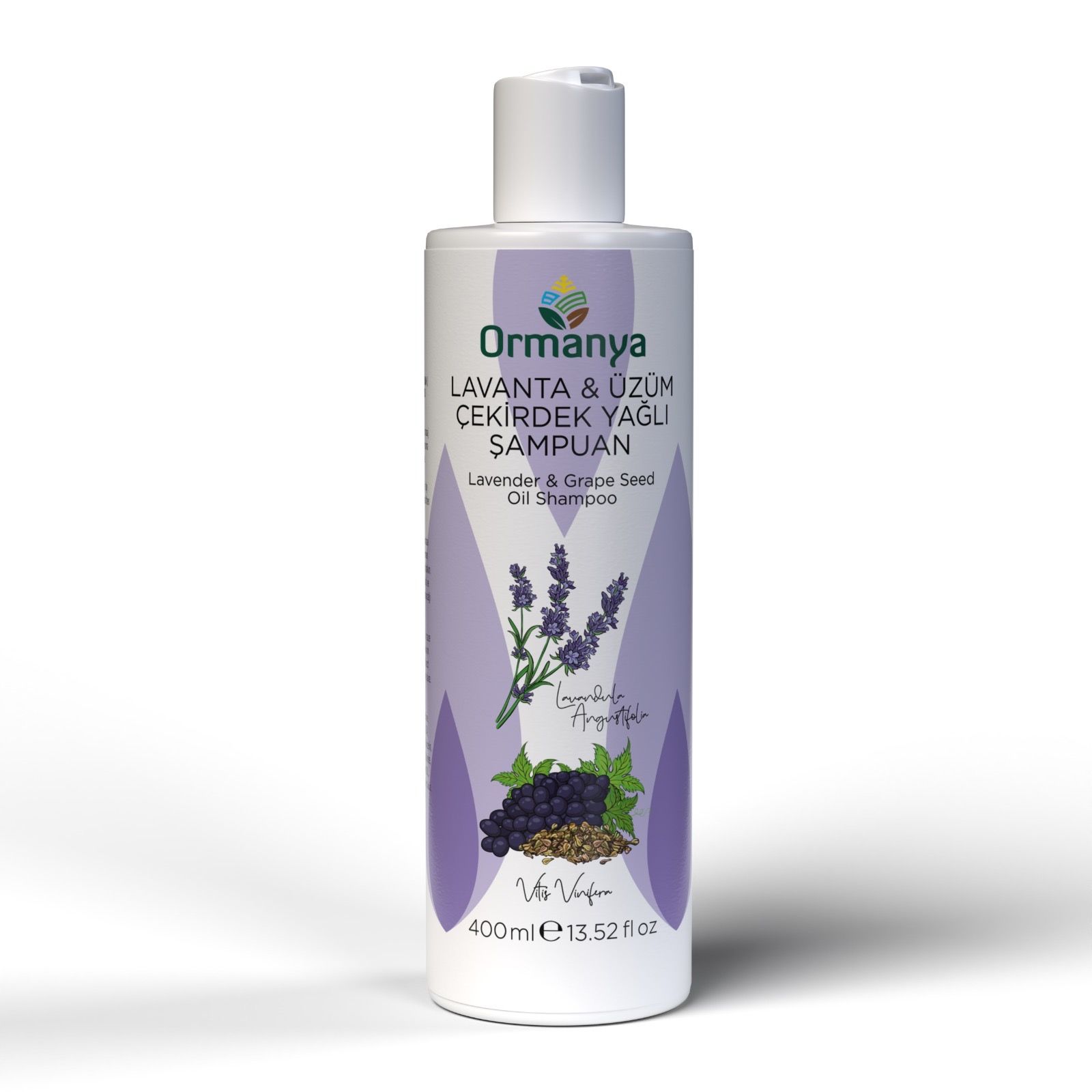 LAVENDER & GRAPE SEED OIL SHAMPOO - 400 ML