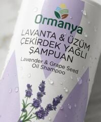 LAVANTA & ÜZÜM ÇEKİRDEK YAĞLI ŞAMPUAN - 400 ML (SLS-SLES-ALKOL IÇERMEZ.)