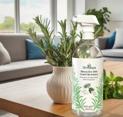 BİBERİYELİ & TIBBİ NANELİ ODA KOKUSU - 400 ML (Bitkinin Öz Suyu'ndan üretilmiştir.)