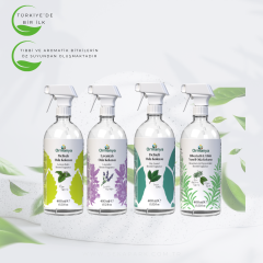 BİBERİYELİ & TIBBİ NANELİ ODA KOKUSU - 400 ML (Bitkinin Öz Suyu'ndan üretilmiştir.)