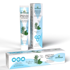 BİBERİYE ÖZLÜ VE TIBBİ NANELİ DİŞ MACUNU - 90 ML (ALKOL-FLORÜR-SLS-SLES İÇERMEZ.)