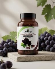 ÜZÜM ÇEKİRDEĞİ YAĞI İÇEREN TAKVİYE EDİCİ GIDA - 1000 MG