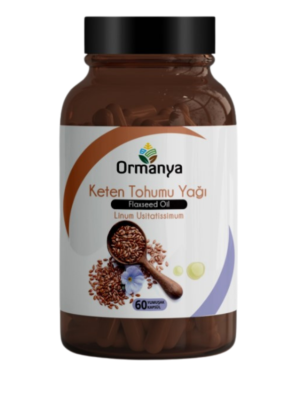 KETEN TOHUMU YAĞI İÇEREN TAKVİYE EDİCİ GIDA- 1000 MG