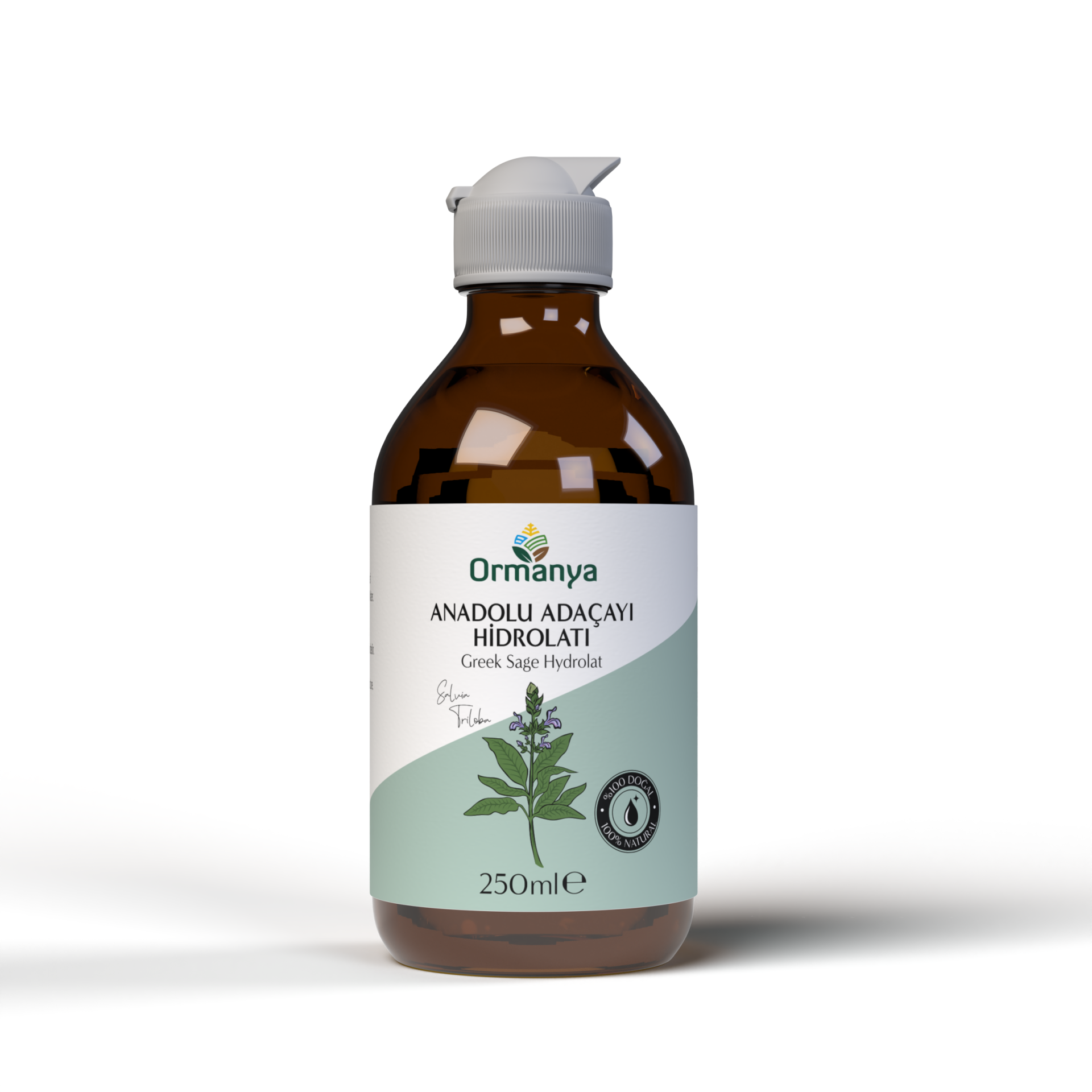 ANADOLU ADAÇAYI HİDROLATI - 250 ML (Doğal Bileşenler içerir.)