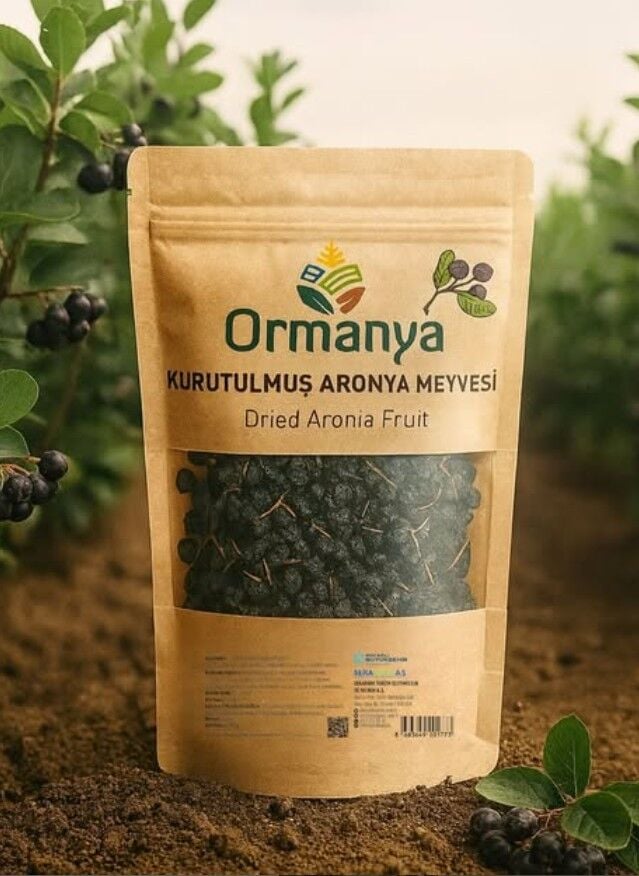 KURUTULMUŞ ARONYA MEYVESİ - 200 G