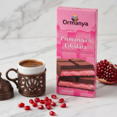 NAR AROMALI PİŞMANİYE DOLGULU SÜTLÜ ÇİKOLATA - 110 gr