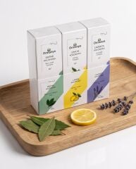 Ormanya Premium Üçlü Defne, Limon, Lavanta Kolonya Seti